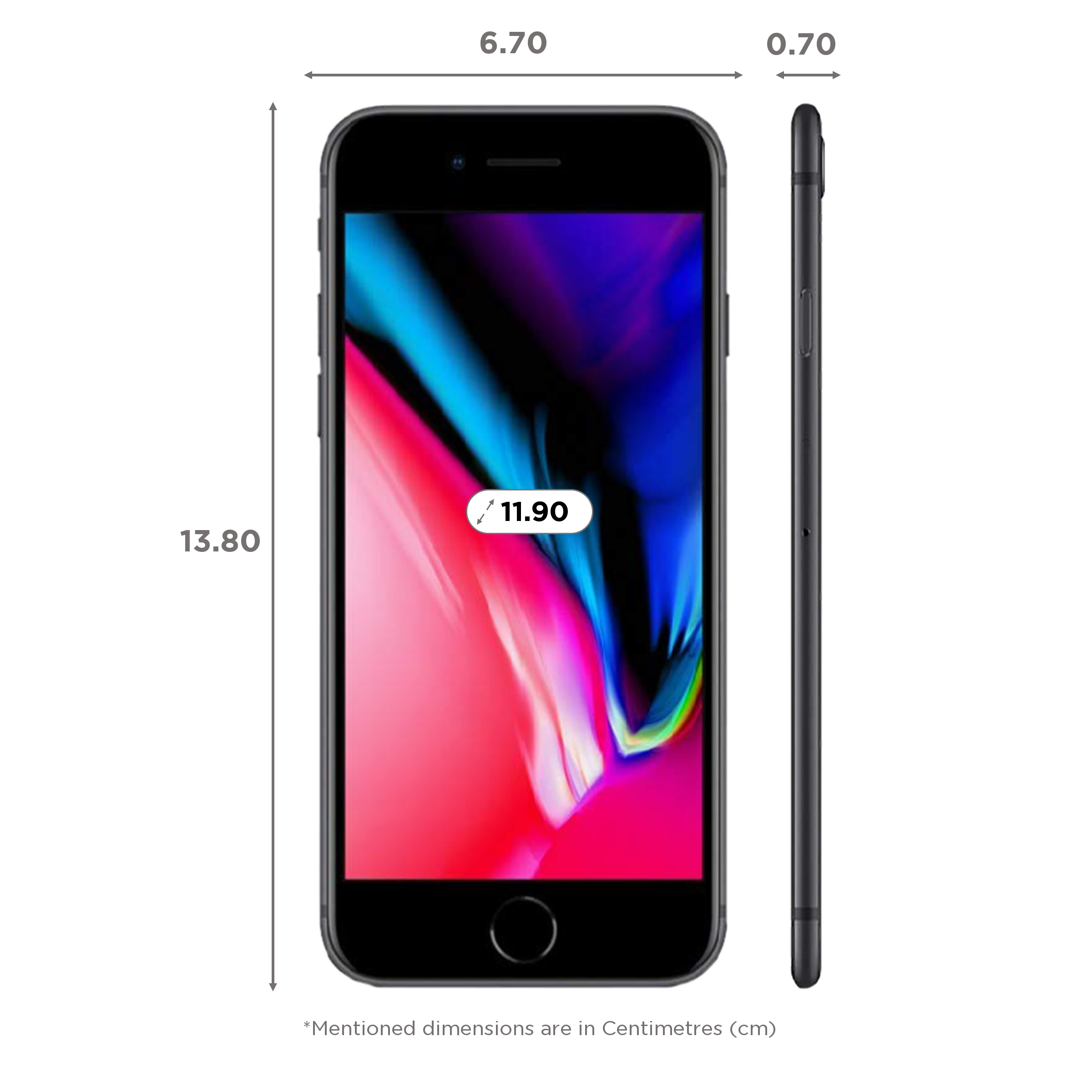 Buy Refurbished Apple iPhone 8 (64GB, Space Grey) Online - Croma